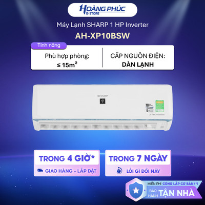 AH-XP10BSW - Máy Lạnh SHARP Inverter AH-XP10BSW 1HP {Toàn Quốc}