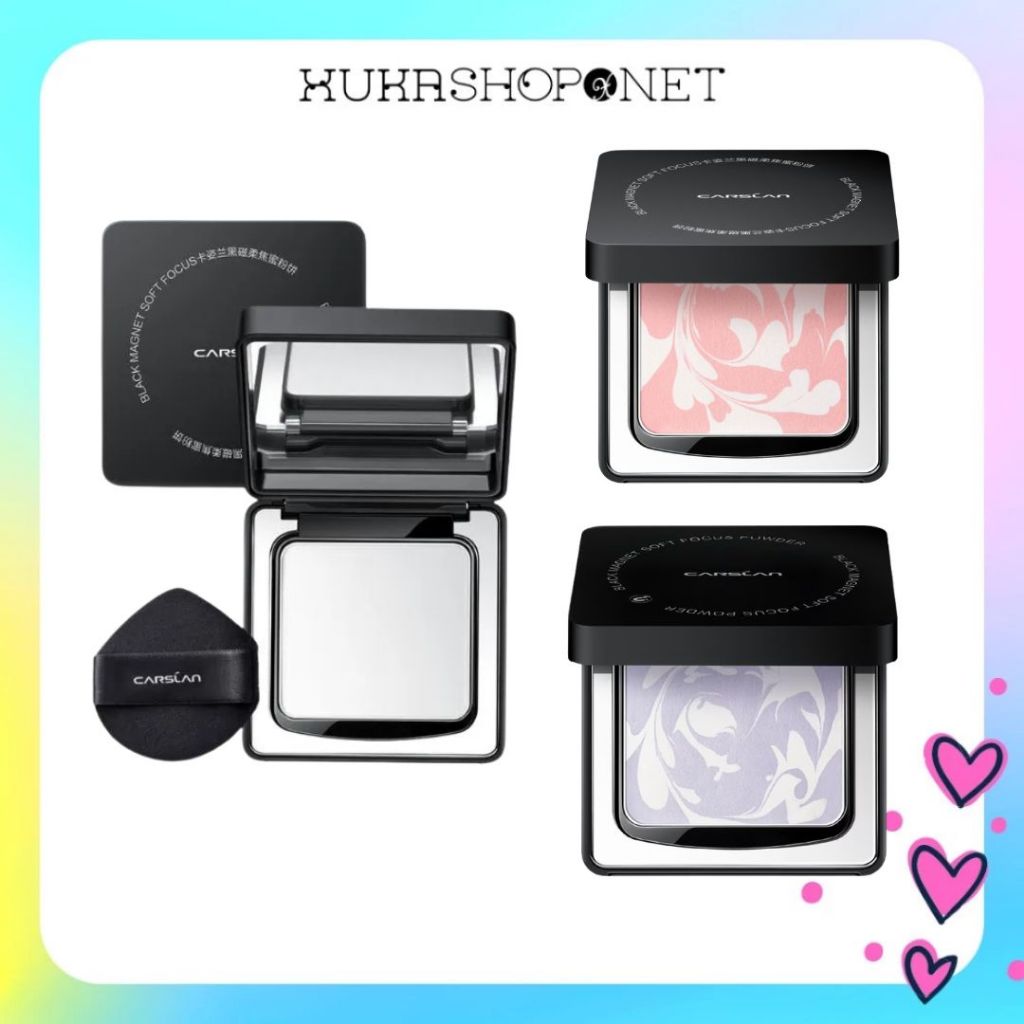 [Phấn nén Carslan 2.0] Phấn phủ dạng nén Carslan lâu trôi kiềm dầu 24 giờ 8g, bền màu mỏng nhẹ