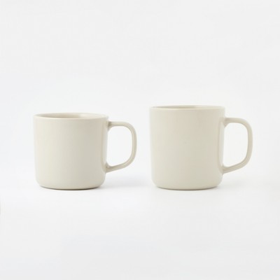 [26AW] MUJI Cốc Bằng Thép Không Gỉ Có Tráng Men Sứ 380ml/490ml