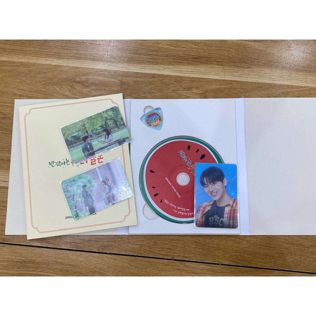 Twinkling Watermelon ( Dưa Hấu Lấp Lánh) album ost phim chính hãng bản card Choi HyunWook và Ryeoun 