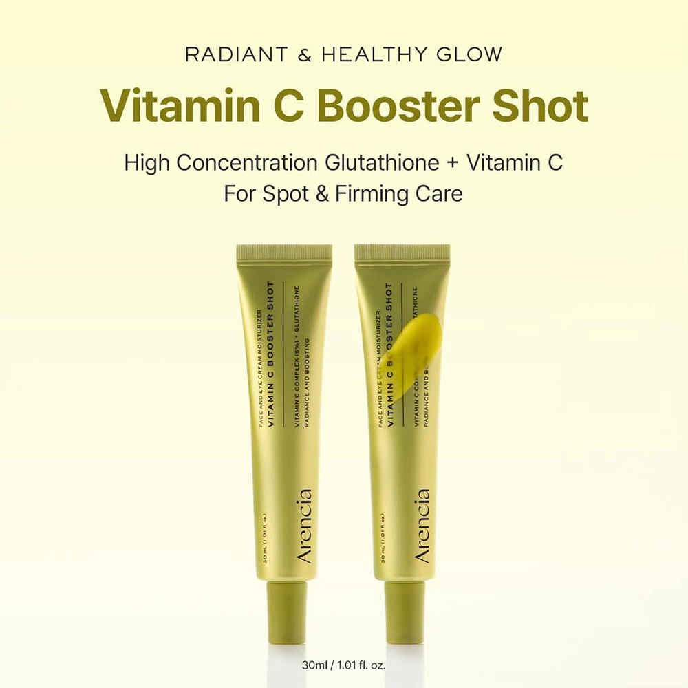 Bộ đôi tinh chất Arencia – Vitamin C sáng da + Retinal phục hồi, 30ml/chai, chính hãng Hàn Quốc