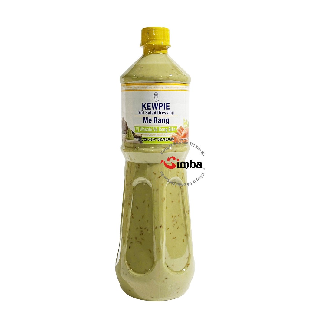 Nước xốt mè rang vị Wasabi và rong biển {Kewpie} - 1L - SS387