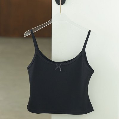 Áo Thun 2 Dây Croptop GILLEE Có Nơ Chất Thun Gân Co Giãn Tốt FAD075