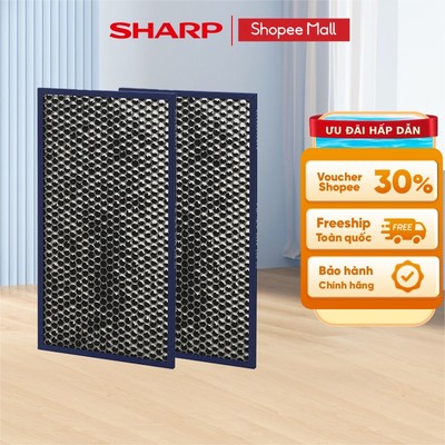 COMBO 2x FZ-S70D2E Màng lọc Sharp khử mùi than hoạt tính dành cho máy FX-S120V-W/H
