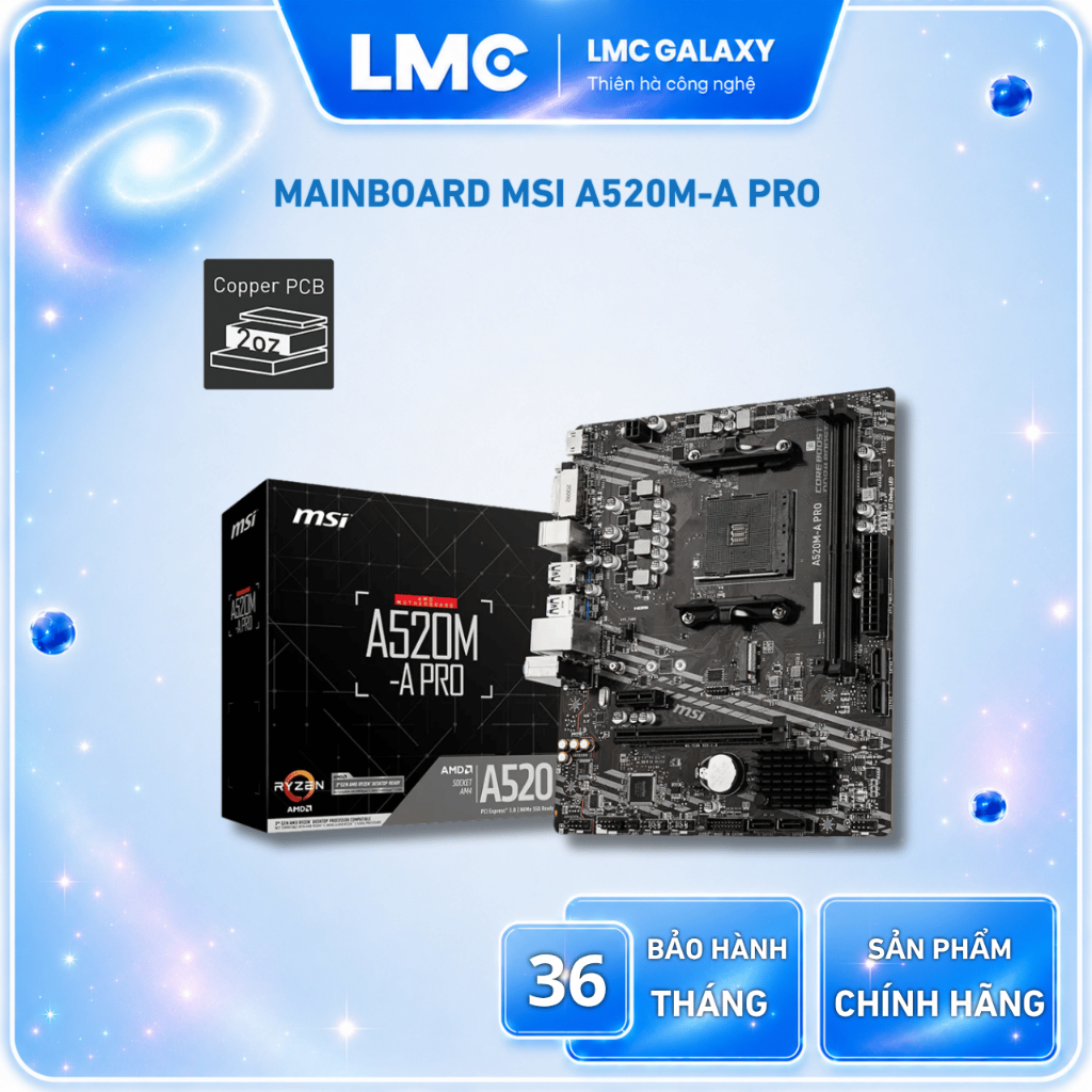 Mainboard MSI A520M-A PRO ( Socket AM4 )