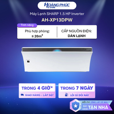 AH-XP13DPW - Máy Lạnh Sharp Airest Inverter 1.5 HP AH-XP13DPW {Toàn Quốc}