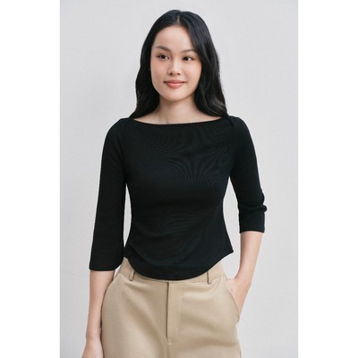 LIBÉ WORKSHOP - Áo kiểu tay lửng cố thuyền 7809