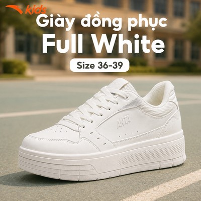 ANTA Kids Giày Thời Trang Đồng Phục Học Sinh Nữ Light Breeze 9226A8003