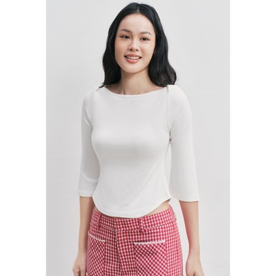 LIBÉ WORKSHOP - Áo kiểu tay lửng cố thuyền 7766
