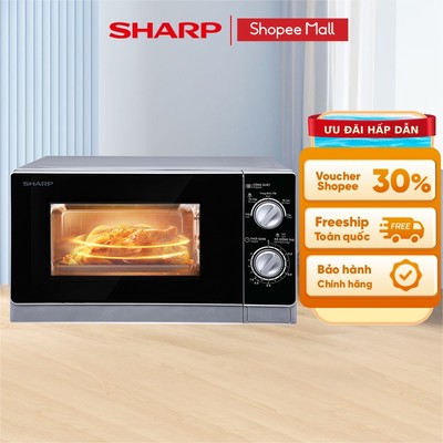 Lò Vi Sóng Cơ Sharp R-202VN-S/R-203VN-M/R-205VN-S [800W + 5 mức công suất + Hẹn giờ 35p - Bảo hành chính hãng 12 tháng