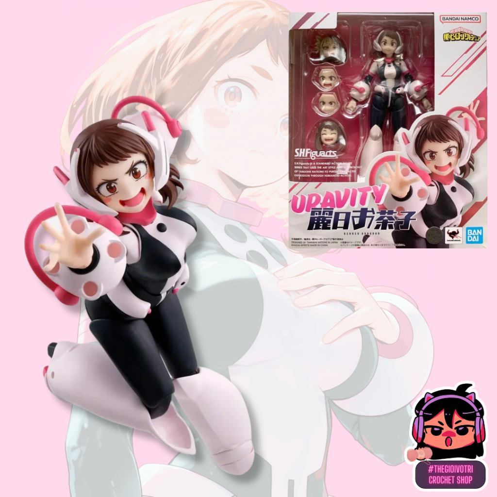 SHF BANDAI (AUTHENTIC) HIGH QUALITY ACTION FIGURE "OCHAKO URARAKA  - MY HERO ACADEMIA" (NEWSEAL)