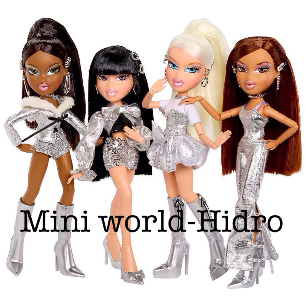 Đồ chơi búp bê thời trang Bratz Charmz ánh kim (Bling Era) Cloe và Jade chính hãng