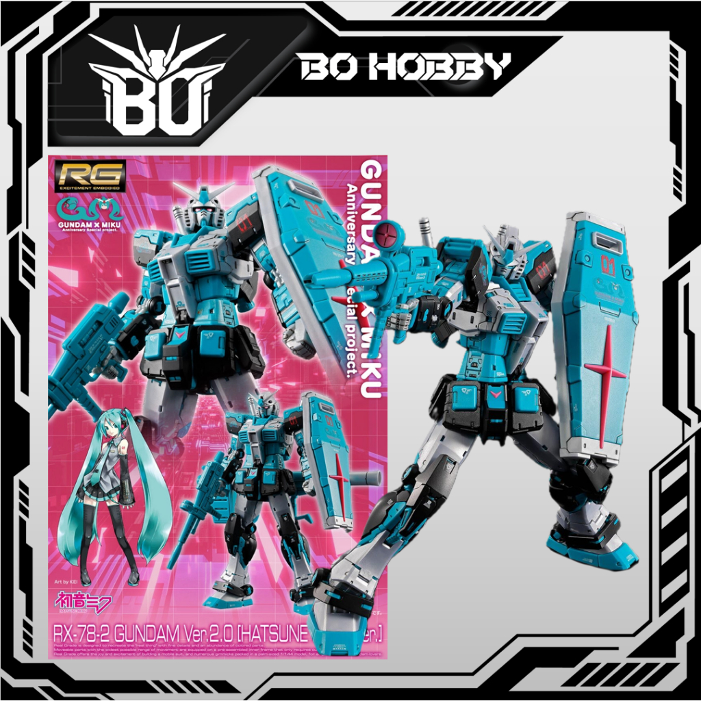 RG 1/144 RX-78-2 GUNDAM VER.2.0 [ HATSUNE MIKU VER]