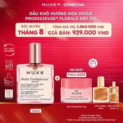 [NUXE x GONPINK] [CHỌN MÀU ĐỂ MUA] Dầu dưỡng khô Nuxe Huile Prodigieuse Multi-purpose 100ml