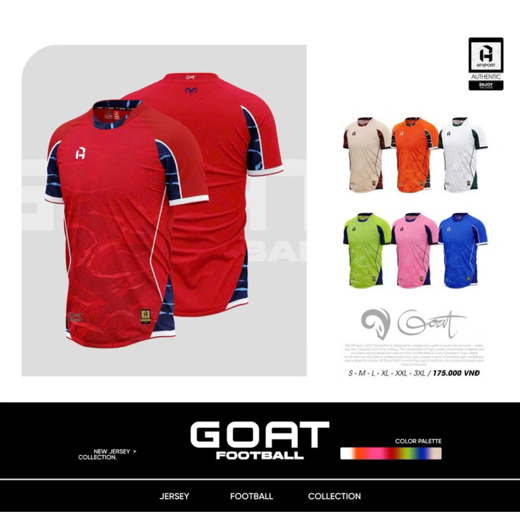 ÁO BÓNG ĐÁ HP GOAT