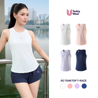 [NEW ARRIVAL] Áo Tanktop Thể Thao Nữ Chạy Bộ T-race Tanktop Today U Wear Regular Fit Siêu Nhẹ Thoáng Mát Thấm Mồ Hôi