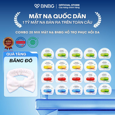 Combo 20 Mặt Nạ BNBG Mix Hỗ Trợ Làm Dịu Da BNBG Vita Genic Jelly Mask 30mlx20