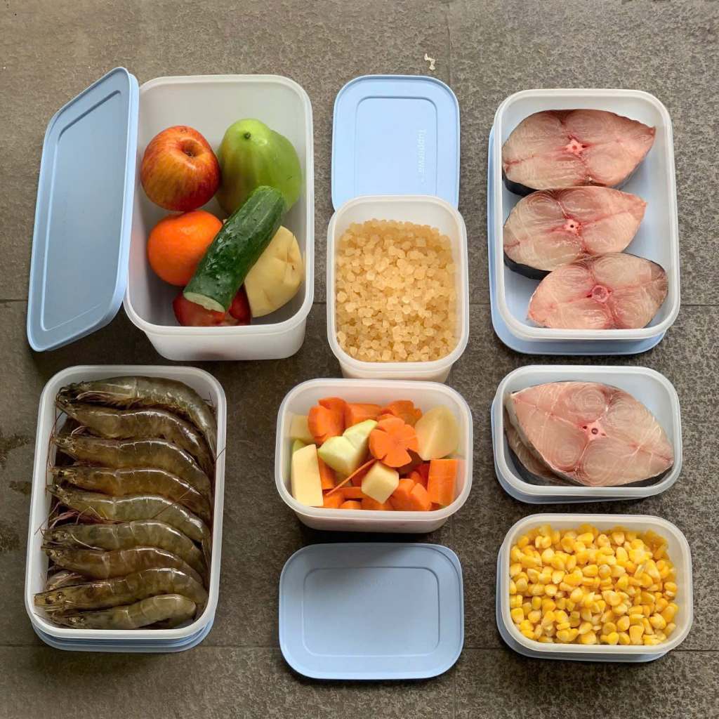 Bộ 7 hộp  trữ đông Gen II  Tupperware