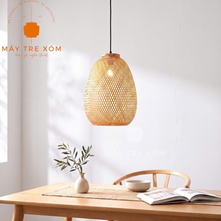 Đèn tre trang trí thả trần