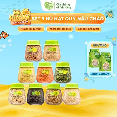Combo 9 loại hạt ăn dặm Mămmy nhập khẩu chứa nhiều vitamin và dinh dưỡng cho bé cho bé từ 6 tháng