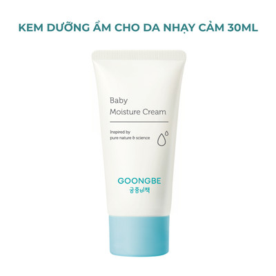 [GIFT] Kem dưỡng ẩm Baby  Moisture Cream Goongbe tuýp 30ml Dùng Cho Da Nhạy Cảm