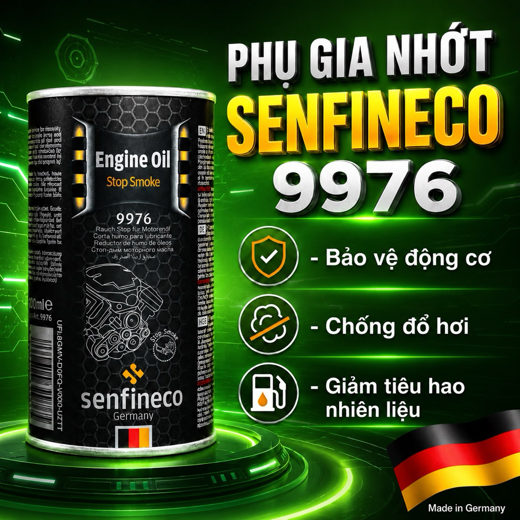 Senfineco Engine Oil Treatment 9976 - Phụ Gia Nhớt Tăng Chất Lượng Nhớt | Bảo Vệ & Chống Khói