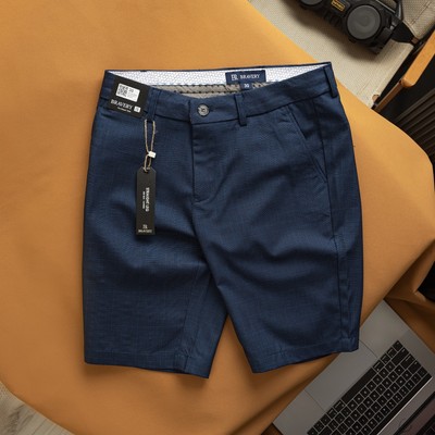 Quần short nam Caro BR Vải viscose mềm thoáng mát, co giãn, chống nhăn, bền màu, sang trọng- Bravery