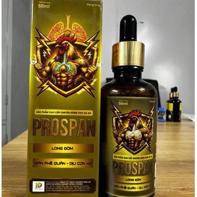 Long Đờm, bổ phế giảm ho hen cho gà- PROSPAN 50ml