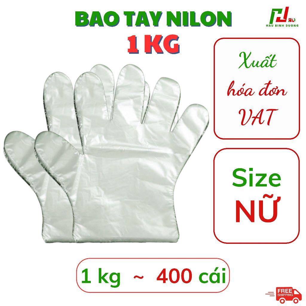 1kg Găng tay nilon size Nữ, Bao tay nilong loại tốt siêu dày siêu dai