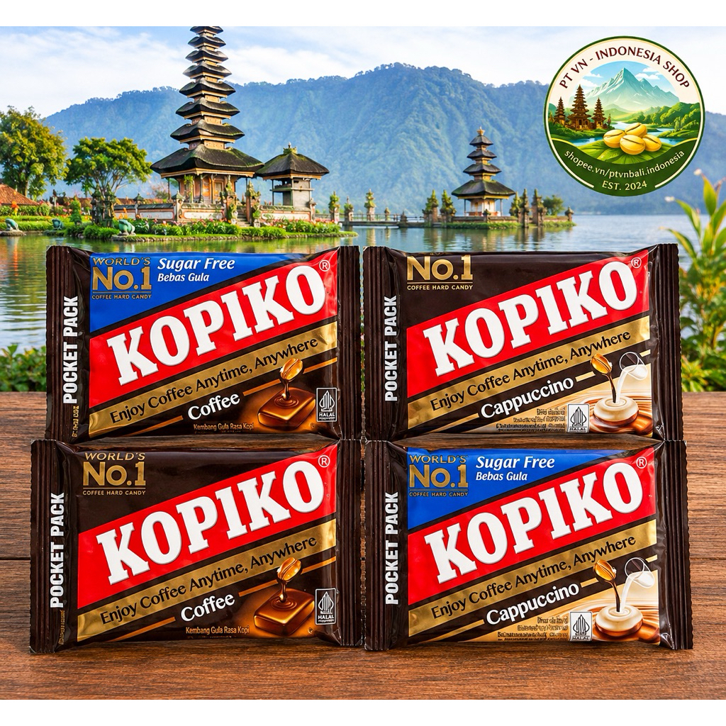 Kẹo cà phê Kopiko dạng vỉ 32gram – Kẹo cà phê Kdrama đình đám