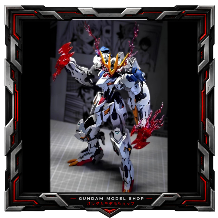 [Có sẵn] Mô Hình Lắp Ráp 1/100 Barbatos Lupus Rex - WOLF MODEL (frame kim loại, tặng base, effect, d