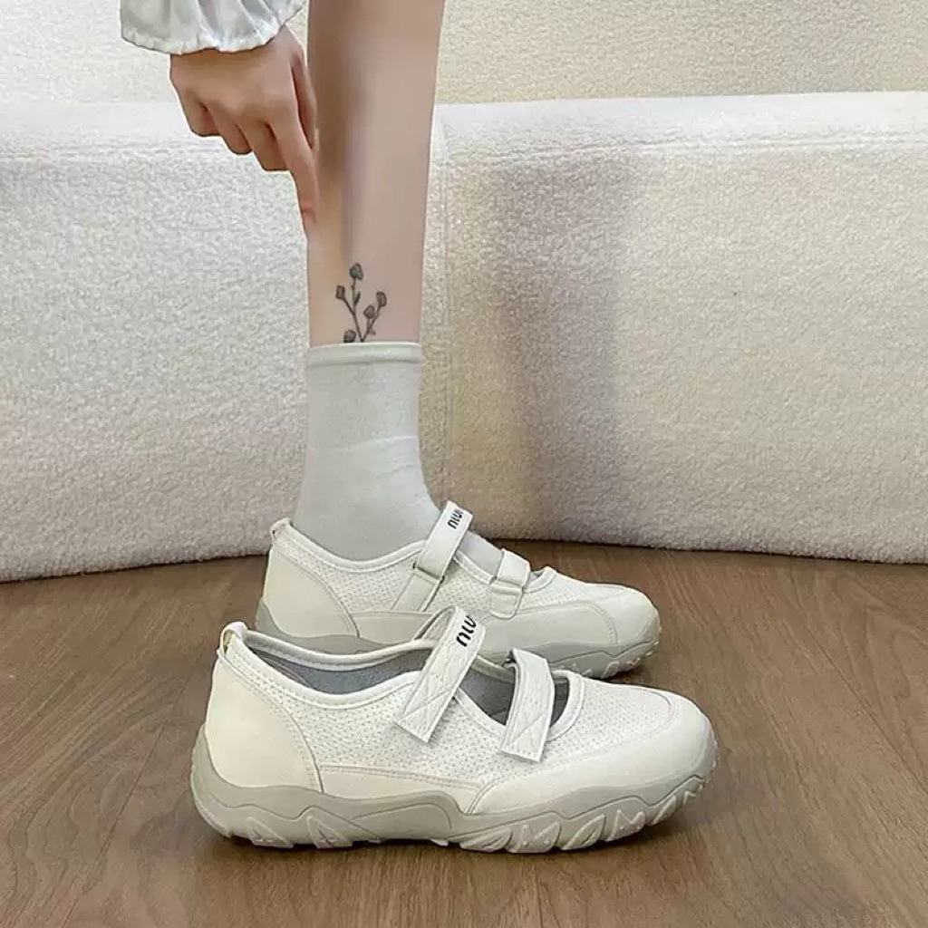 Giày thể thao nữ thoáng khí miumiu| Giày Mary Jane nhẹ nhàng
