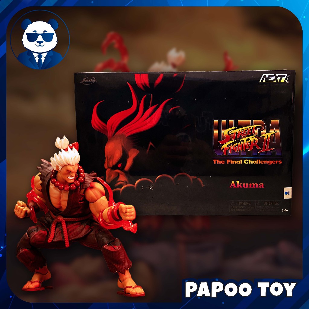 Mô hình đồ chơi Jada Toys Street Fighter II Akuma 1/12 Deluxe Player 2