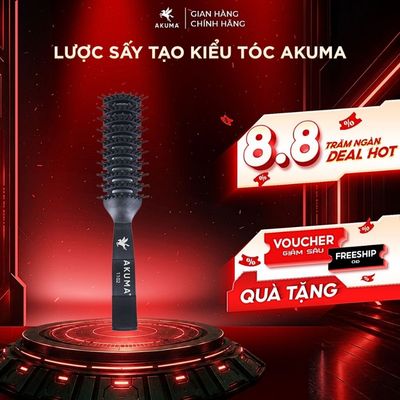 Lược Bán Nguyệt Tạo Kiểu Gỡ Rối Tóc Chuyên Dụng AKUMA LKT1102