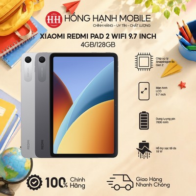 Máy Tính Bảng Xiaomi Redmi Pad 2 Wifi 4GB/128GB Bản 9.7 Inches - Hàng Chính Hãng