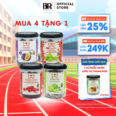 Xí Muội Thái Lan Ômai Chua Ngọt, Trái Cây Giải Nhiệt KHOM FAI Ăn Vặt Đủ Vị (Hũ)