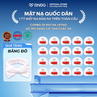 Combo 20 Mặt Nạ BNBG Hỗ Trợ Nâng Cơ, Săn Chắc Da BNBG Vita Genic Lifting Jelly Mask 30mlx20