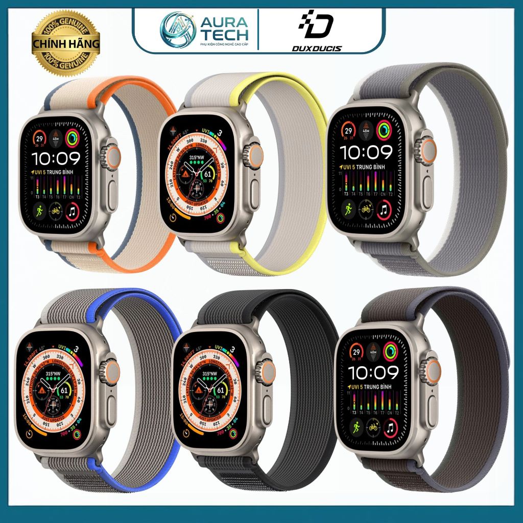 Dây Đeo Apple Watch Dux Ducis YJ Series Cao Cấp Cho Apple Watch Series 1-11 / Ultra / SE - Dây Mềm N