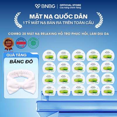 Combo 20 Mặt Nạ BNBG Hỗ Trợ Phục HồI, Làm Dịu Da BNBG Vita Genic Relaxing Jelly Mask 30mlx20