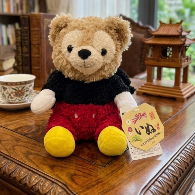 Gấu Chính Hãng Disney-Duffy the Disney Bear cosplay Mickey 20cm(CH)
