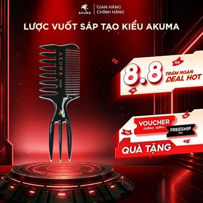 Lược Vuốt Sáp Tạo Kiểu Chuyên Nghiệp Akuma LTK01