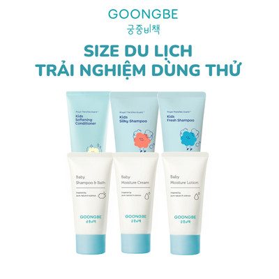 [Size Du Lịch] Tổng Hợp Sản Phẩm Dầu Gội, Dầu Xả, Sữa Tắm, Sữa Rửa Mặt GOONGBE Baby & Kids 30ml
