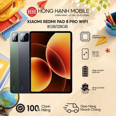 Máy Tính Bảng Xiaomi Redmi Pad 8 Pro Wifi 8GB/128GB - Hàng Chính Hãng