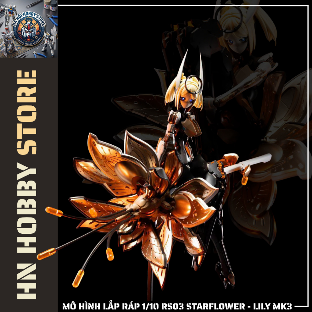 (Hàng Sẵn) Mô hình lắp ráp LiLy Flower MK3 Star 1/10 Hemoxian