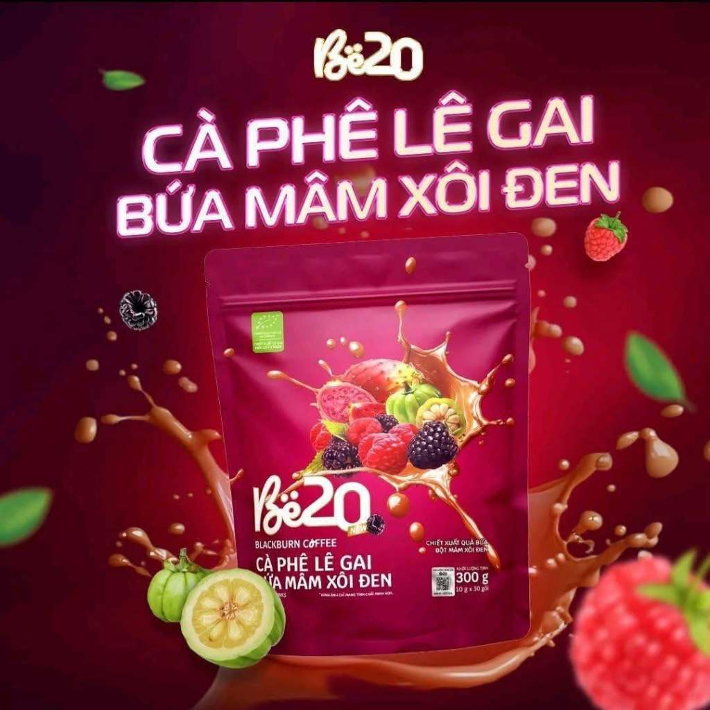 Cà Phê Lê Gai Bứa Mâm Xôi Đen Be20