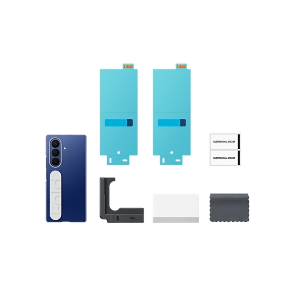 Ốp lưng trong suốt kèm dây Samsung Galaxy Z Fold 7 Chính Hãng – Nguyên Seal. Kèm 2 Miếng Dán Chống C