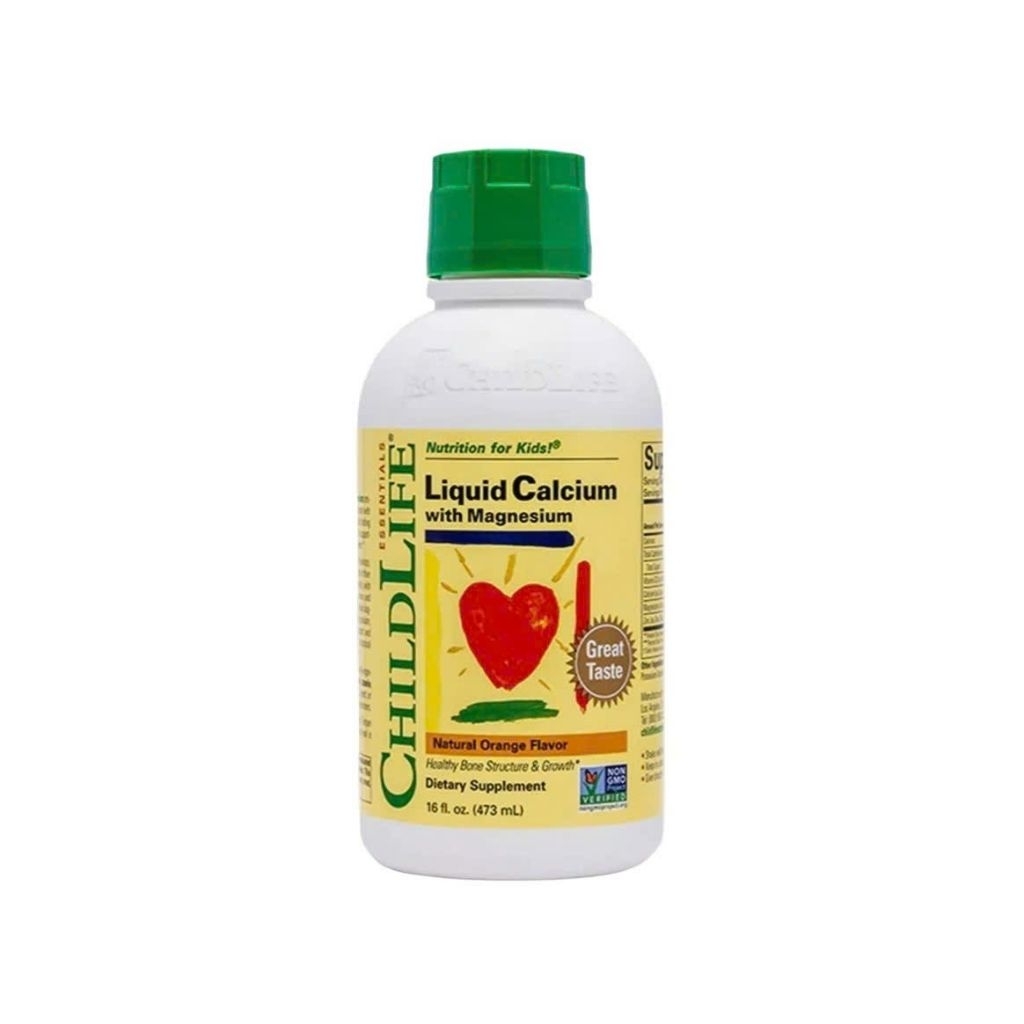TPBVSK Childlife - Liquid Calcium with Magnesium bổ sung canxi và Magie cho bé, chai 473ml
