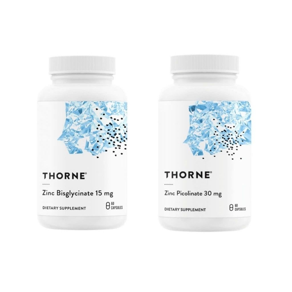 TPBVSK Thorne ZinC Picolinate và Bisglycinate hỗ trợ sức khỏe, lọ 60 viên