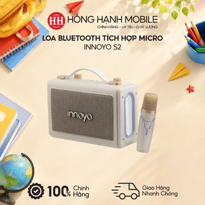 Loa Bluetooth Tích Hợp Micro Innoyo S2 - Hàng Chính Hãng