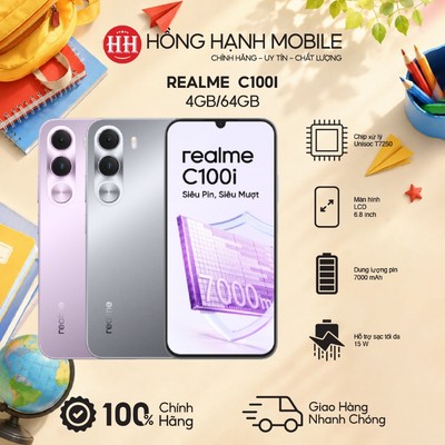 Điện Thoại Realme C100i 4GB/64GB - Hàng Chính Hãng